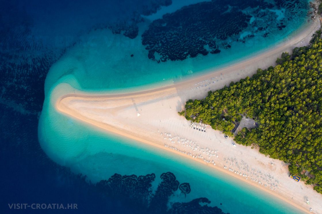 goldenes Horn Zlatni Rat Brac Bol