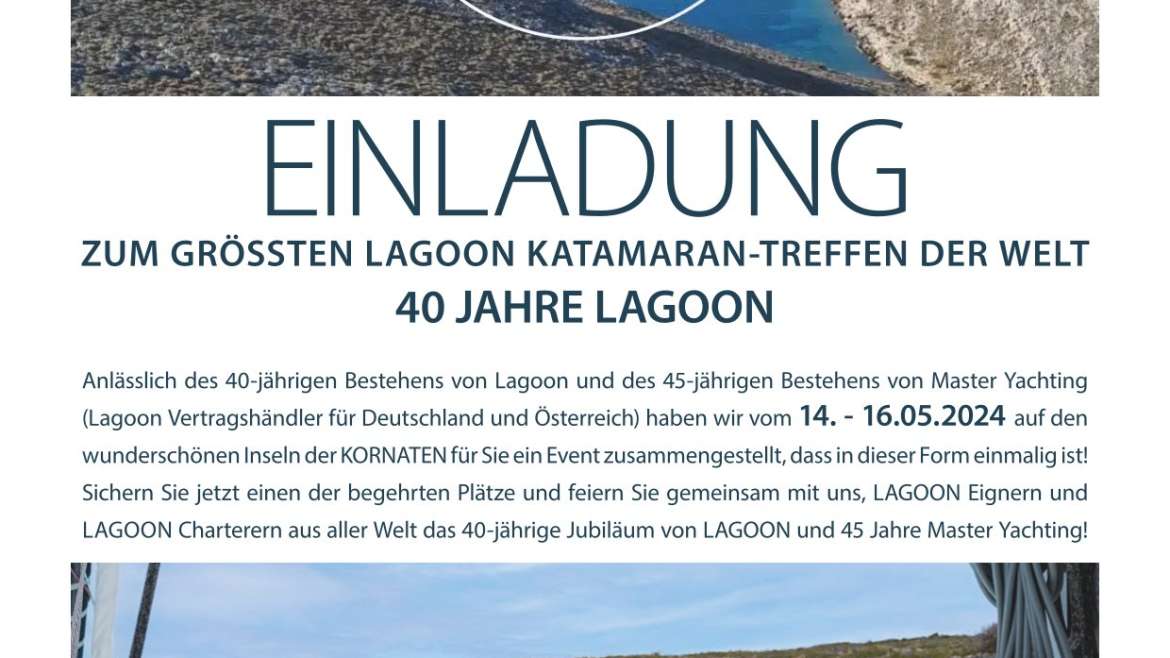 Größtes Lagoon Katamaran-Treffen