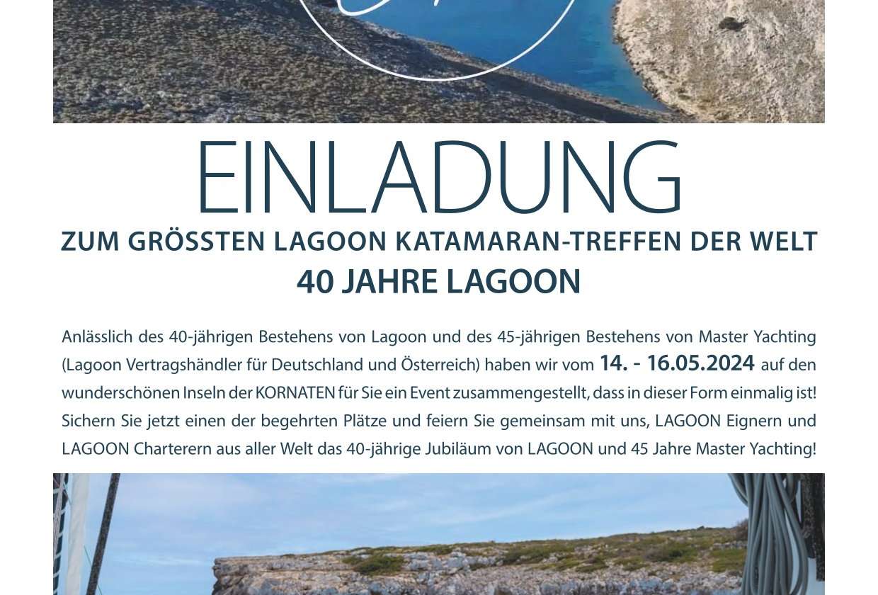 Größtes Lagoon Katamaran-Treffen