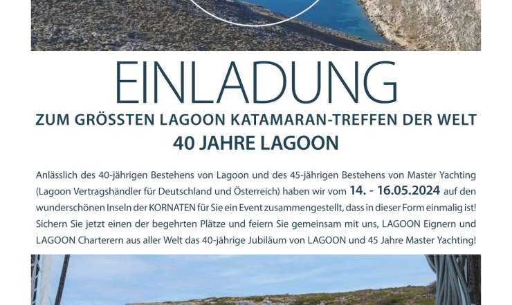 Größtes Lagoon Katamaran-Treffen