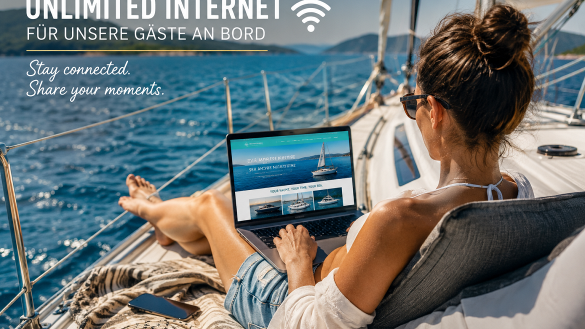 Neu: WiFi unlimited an Bord aller Yachten