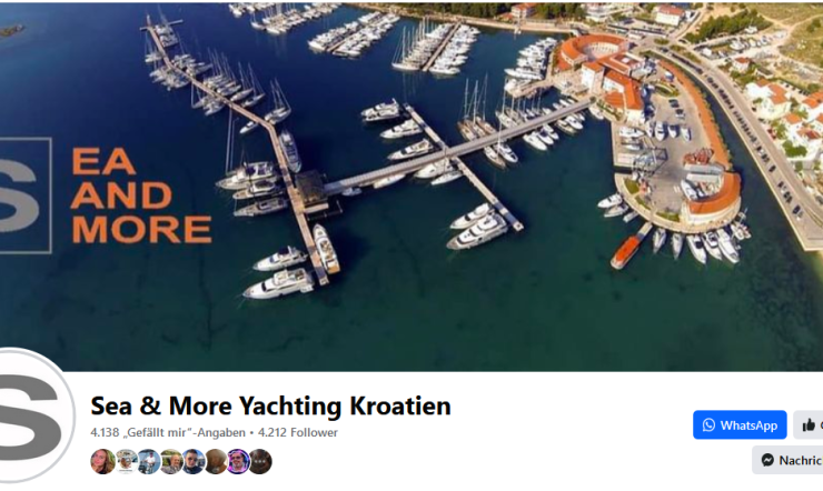 Sea and More Yachting bei Facebook