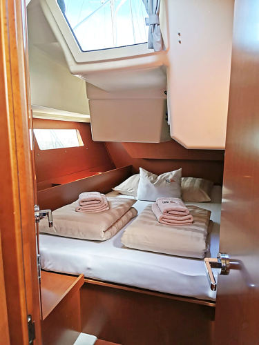 First Kabine im Heck