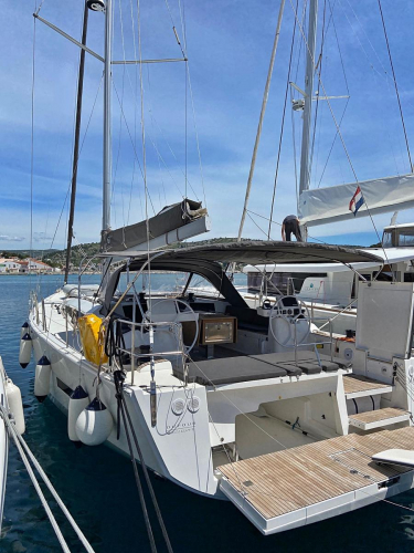 Dufour56-MyWay Cockpitsicht