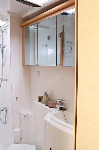 Lagoon 421_Happines Waschplatz in der Kabine