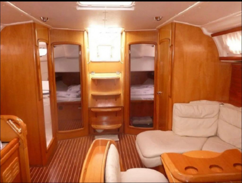 Bavaria 50 cruiser Marjana Salon / Heckkabinen