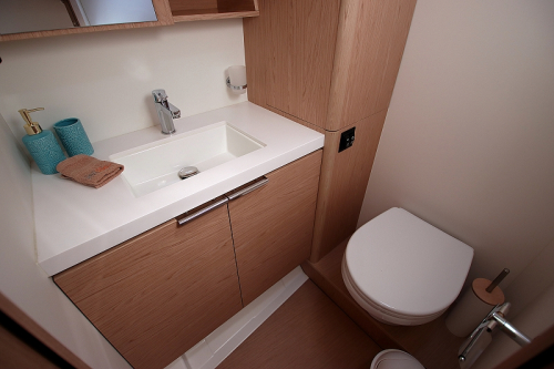 White Bird Toilette Waschbecken mit Unterschrank