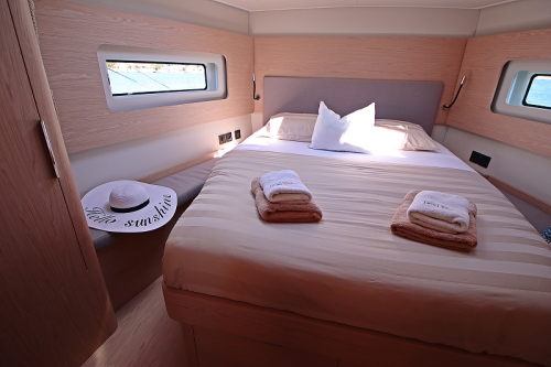 White Bird Schlafplatz Doppelbett Eignerkabine